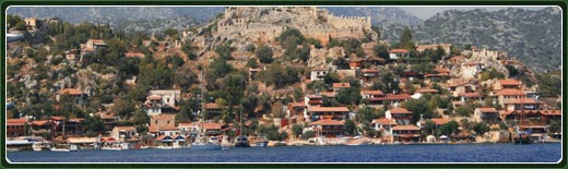 Site touristique de Kekova > Kaleköy (Simena)